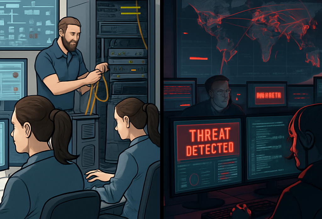 IT operations room split screen-1