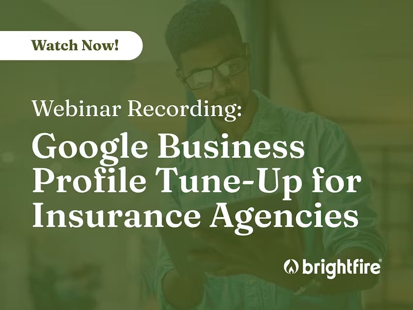 BrightFire Webinar - Google Business Profile Tune-up