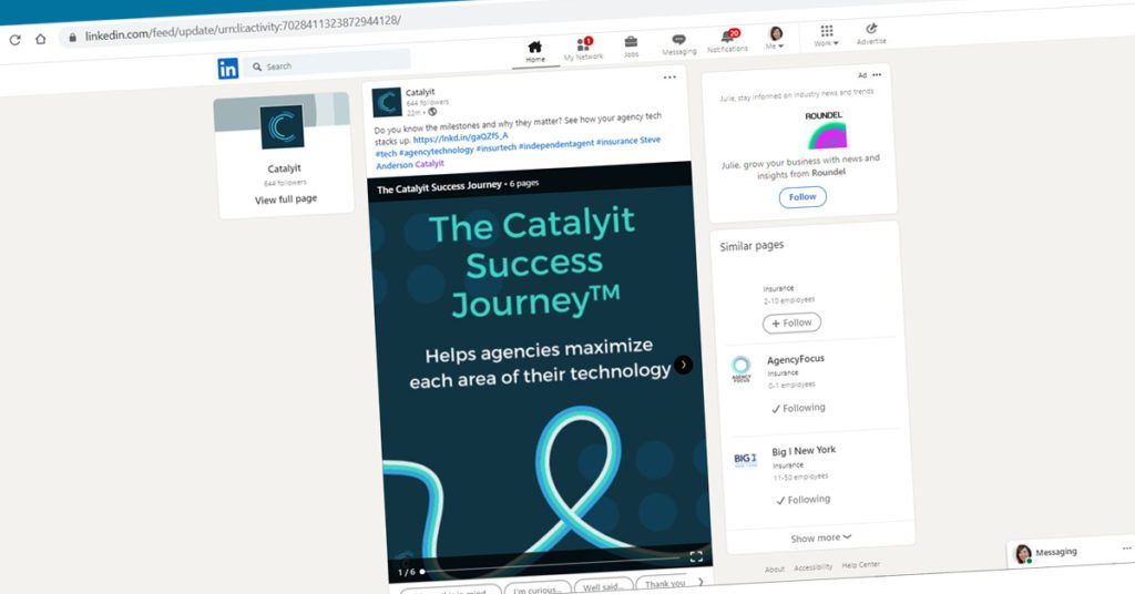 LinkedIn carousel post example