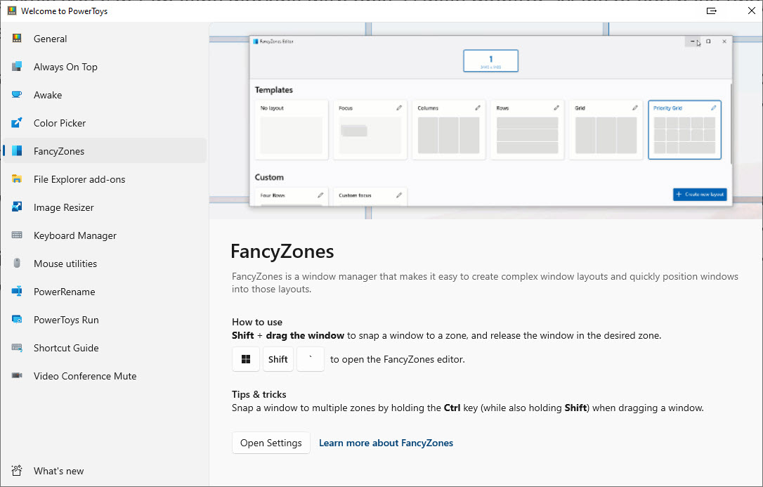 Increase Productivity Using the Microsoft FancyZones Too