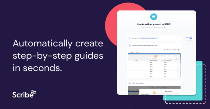 Automatically create guides with Scribe