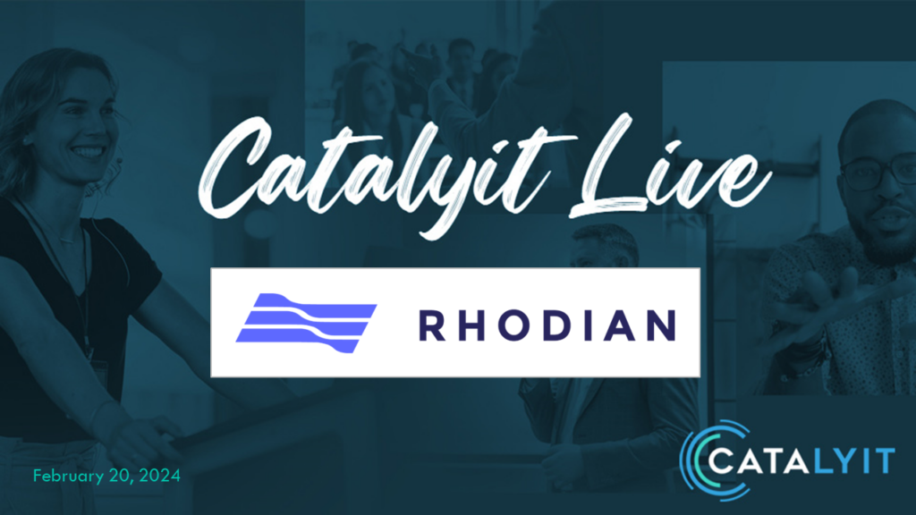 Catalyit Live Demo Lounge: Rhodian Group